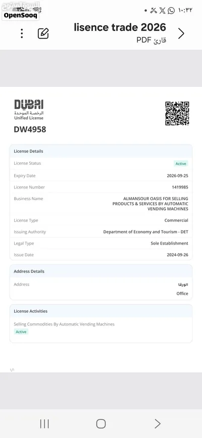فرصة استثمارية مشروع قائم اجهزة بيع ذاتي في دبي 4