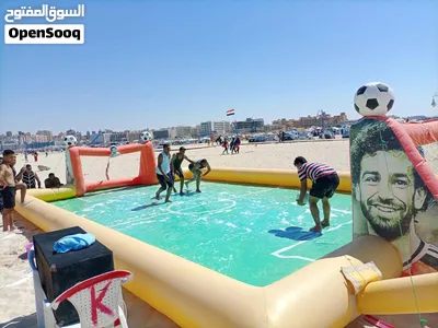ملعب صابون للبيع مساحه 6*12 معاه ماتور تشغيل خياطة مش لزق للكبار والصغار 2