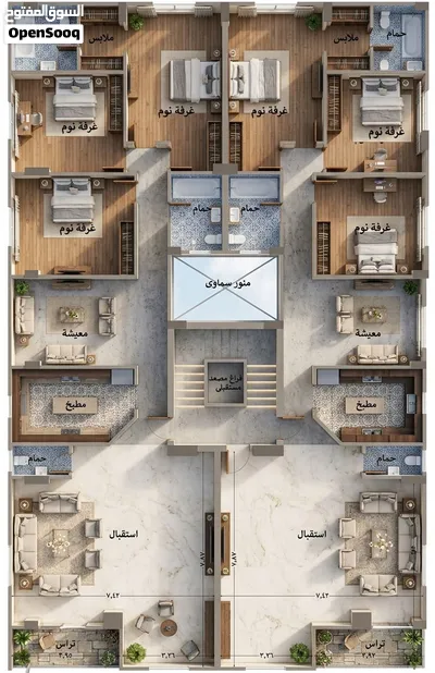 الحي السابع ب بيت الوطن 58B 2