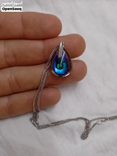 Baccarat Pure Silver Pendant Ag925 - قلادة فضة باقارات 2