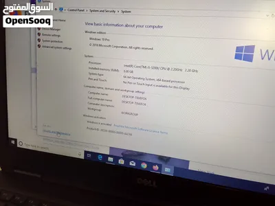Dell laptop corei5 5th generation 2