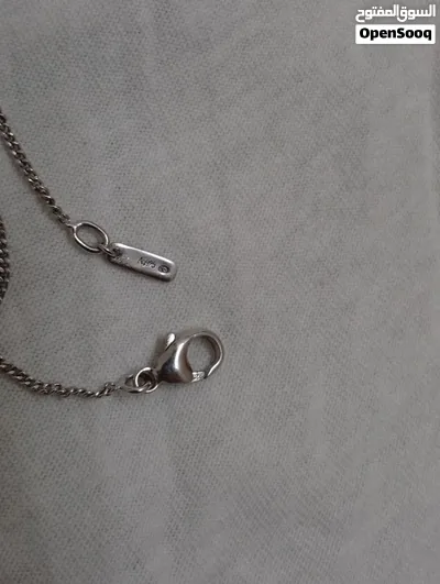 Baccarat Pure Silver Pendant Ag925 - قلادة فضة باقارات 4