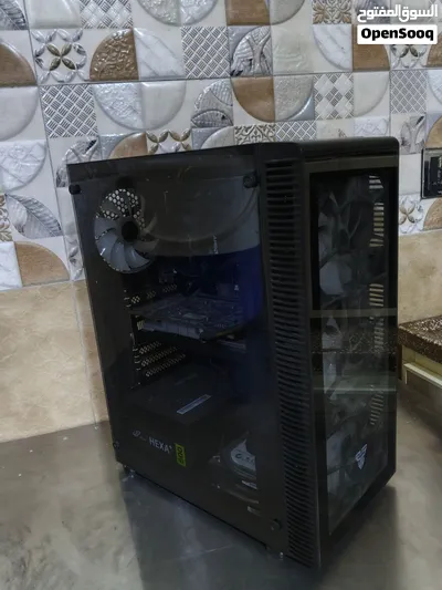 السلام عليكم pc + شاشة + UBS+ ماوس+ كيبورت + ماوس باد 2
