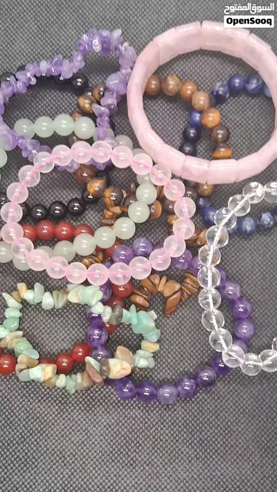 اساور احجار كريمة طبيعية Gemstones bracelets 4