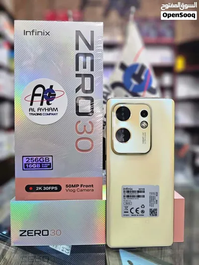 مستعمل اخو الجديد Zero 30 4G رام 16 جيجا 256 أغراضة والكرتونه الأصلية متوفر توصيل 3
