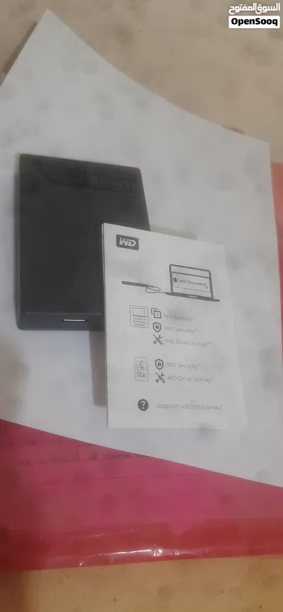 هارد خارجي مستعمل كالجديد 4 تيرا My passport WD 2