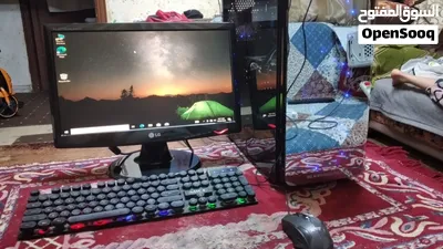 جهاز كمبيوتر جميمنج مع شاشة وكيبور وموس واسلاك الكهرباء مواصفات الجهاز مع المواصفات مع الصور 2
