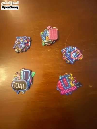 Glow in the dark football stickers 3