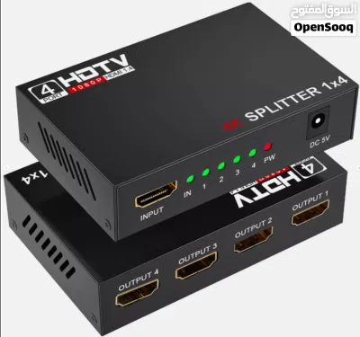 كابلات ومحولات / موزع لشاشات عرض متعددة HDMI Splitter 1 IN 3 OUT 4P 4K UHD 3