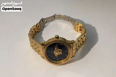ساعة Versace أصلية نسائية/ رجالي – ذهبي – مستعملة 4