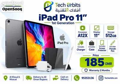 iPad Pro 11-inch 1st Generation 512GB 3