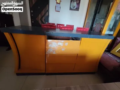 غرفه سفره كامله مكونه من نيش، بوفيه، سفره 4 كراسي و بانكيت شيك جدا وببلاش 4