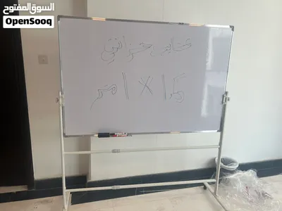 وايت بورد تعليمي مقاس 1.5*1 متر مع ستاند متحرك 55 دينار واصل راكب داخل عمان مع اقلام ومحايه 3