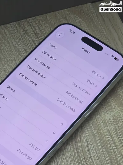 17 Air 256GB Battery 100% مشحون 46 مرة بحالة الجديد تماماً بدون أي ملاحظات او خدوش .... 3
