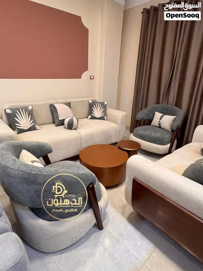 طقم جلوس تركي مكون من كنبتين وكرسيين وتربيزة 4