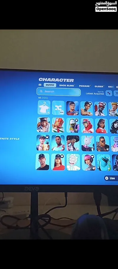 Fortnite 120+skins stacked account has epic games and playstation linked and it has a Gmail account 4