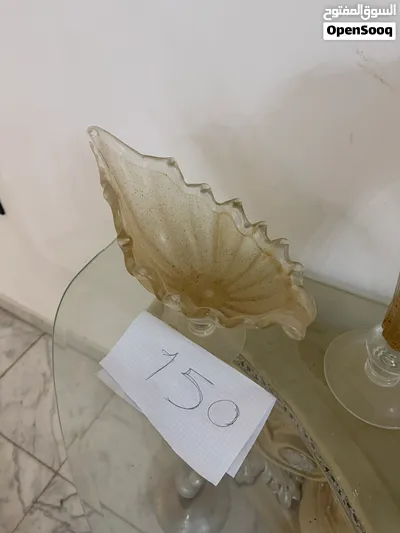 تحف و مجسمات زجاجيه طقم طلياني اصلي خمسه قطع 2