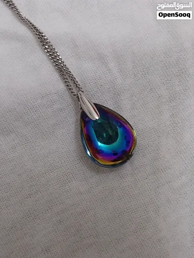 Baccarat Pure Silver Pendant Ag925 - قلادة فضة باقارات 3