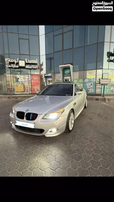 BMW E60 520i 2008 Full option محدثه لل 2010 فل كااامل / فحص كامل / كت M-Technic ترخيص سنه كامله م 3