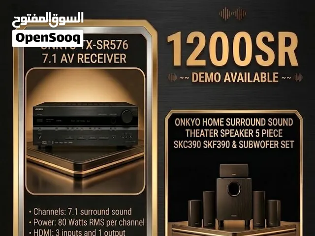 Onkyo AV TX-SR576 7.1 channel Onkyo 5.1 Speakers SK-390 series