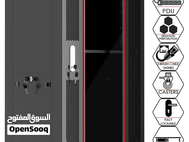 network cabinet smart Rack 42U كبينة سيرفر و شبكات حاسوب نوع سمارت راك