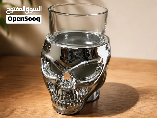 حامل اكواب للسيارة بشكل جمجمة