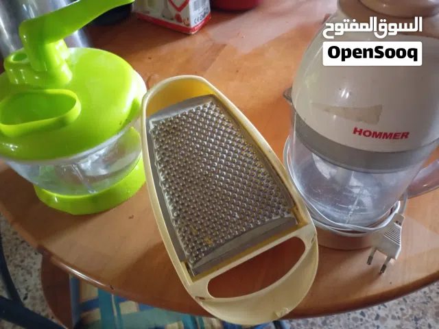 فرامة لحم وخضار هومر مع قطاعة سلاطة وخضروات يدوي وبشارة خبز