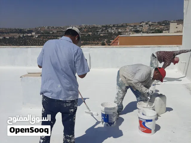 عزل الأسطح والجدران والحجر واحواض الزرع مع الضمان