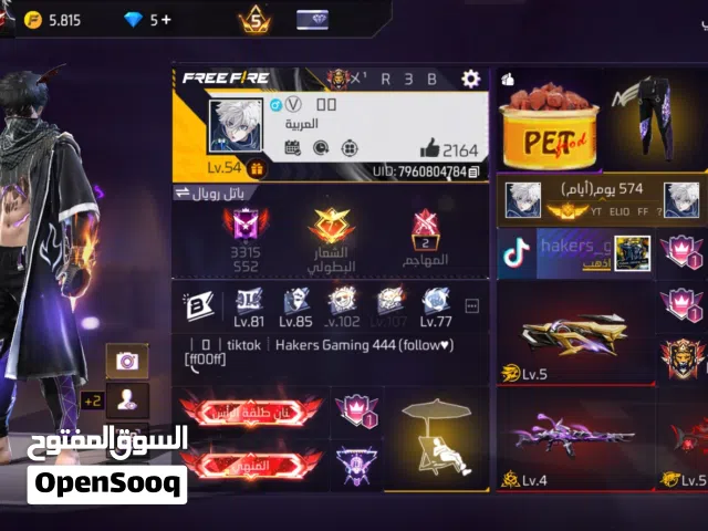 Free fire account