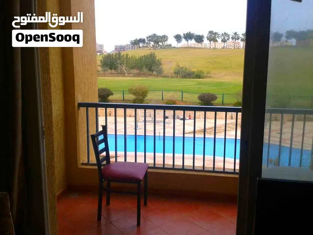 شاليه 2 غرفه دبل فيس على الجولف 80م