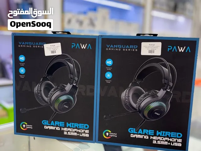 PAWA VANGUARD, GLARE WIRED,GAMING HEADPHONE 3.5MM+USB
