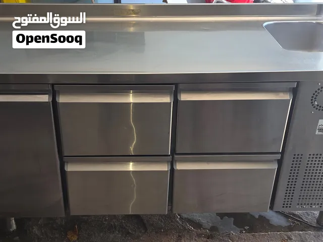 طاولة تبريد ستانلس ستيل (كاونتر مبرد للمطابخ والمطاعم)