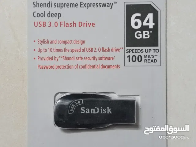 ميموري ذاكره تخزين فلاش 64 جيجا بايت سانديسك محرك أقراص فلاش SanDisk Ultra Shift USB 3.0