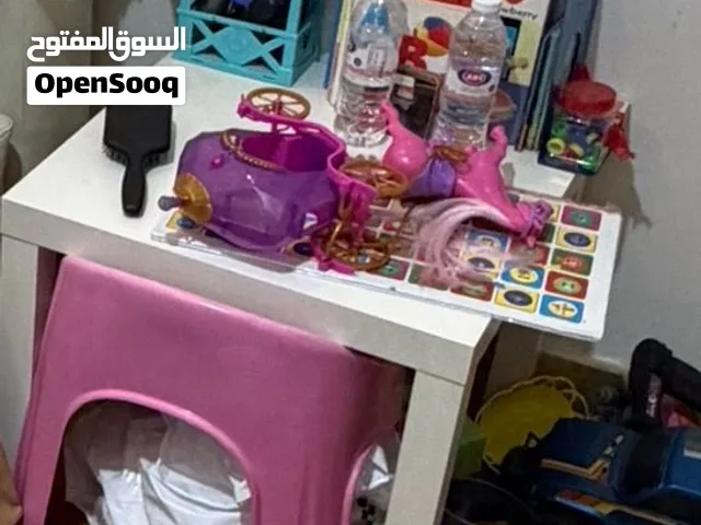 3 kd table chair toys and books