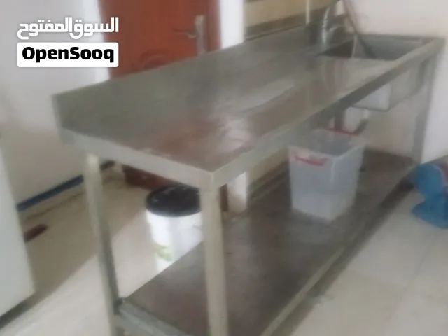 مجلى بحوض واحد مع طاوله ستانسستيل