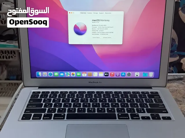 macbook air 13 inch 2017 حاله ممتازه وارد خارج