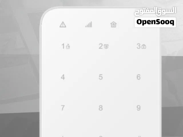 لوحة مفاتيح إنذار لاسلكية DS-PK1-E-WB – تحكم ذكي LED وتشفير AES