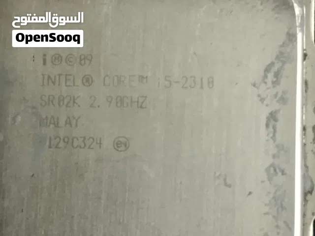 معالجات i5 جيل ثالث و ثاني موجود معالج amd شغالين 100%  مع التبريد