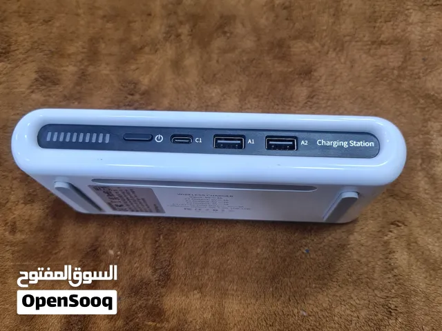 محطة شحن charge station USB type c لاسلكي شحن سريع للساعات الذكيه والسماعات والتلفون اصليه