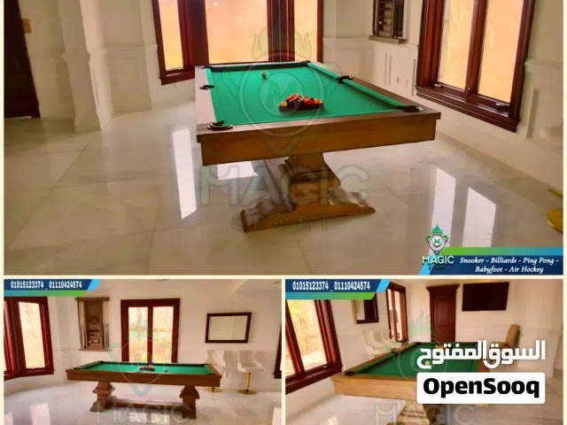 طاولة بلياردو أحترافية مودرن الماچيك سبورت تجمع بين متانة التصنيع وجمال الشكل. ( مودرن / كلاسيك )