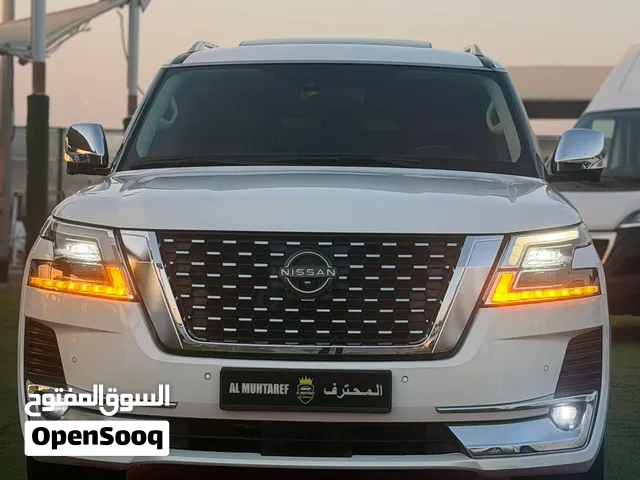 Nissan Patrol LE Platinum City 2021 GCC single owner-bank finance available-بلاتينيوم فل-تشيكات الوك