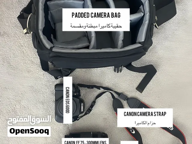 Canon EOS 600D DSLR Camera + 2 Lenses & Accessories كاميرا كانون مع عدستين ومعدات أخرى