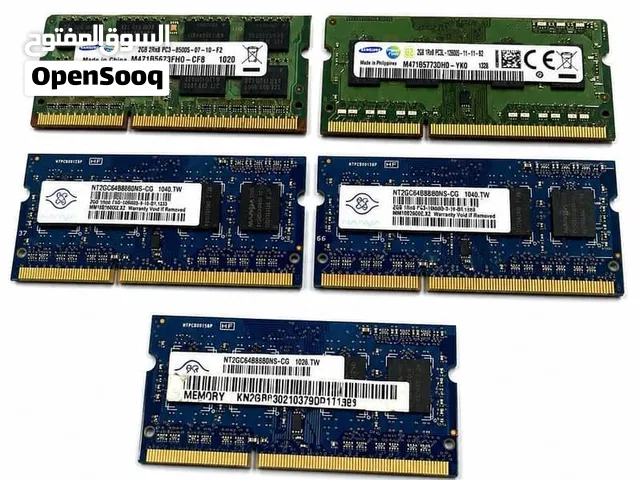 Laptop RAM DDR3 for Sale DDR3 PC3 12800 1600Mhz 10GB (Total 3 Sticks)