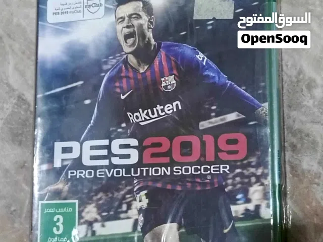 PES 19 Xbox one/series x جديدة غير مستخدمة بالجلاتين مختومة   نسخة عربية بالكامل