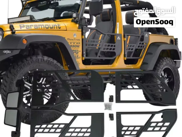 New Jeep Tube Doors, 4-Door with Rear Mirrors JL & 2020-2024 Jeep Gladiato