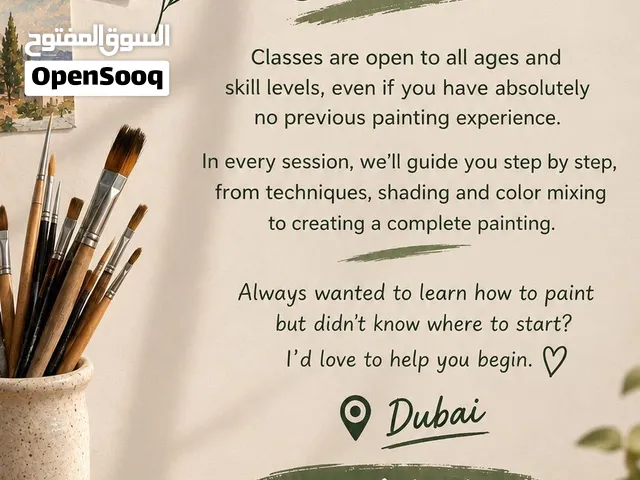 Private Painting Classes in Dubai  All Ages & Levels