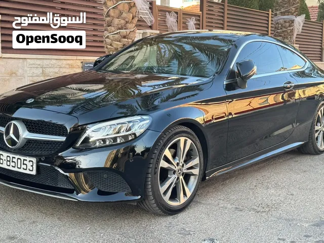Mercedes c200 coupe 2019 fully loaded  Panorama sunroof دبل ميموري  مقاعد جلد  مانع تصادم