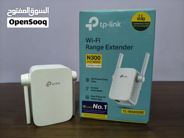 مقوي شبكة Wi-Fi TP-Link موديل TL-WA855RE (N300)، كسر زيرو.