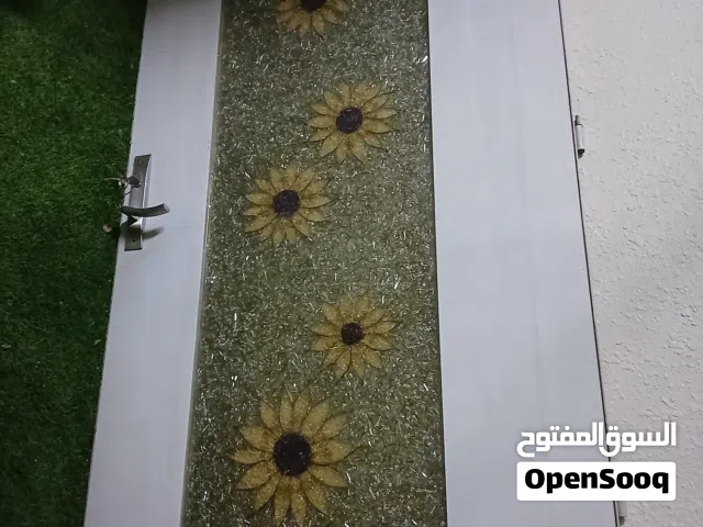 باب المنيوم زجاجي جودة ممتاز مع القفل و فريم