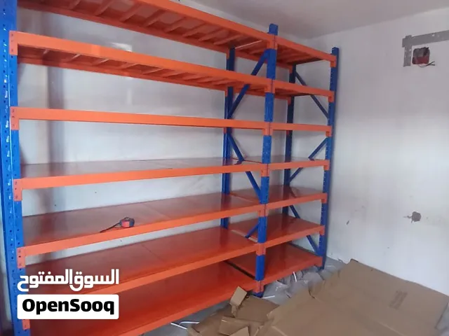 رفوف تخزين مستودعات كبيرة حمولات ثقيل وخفيف حمولات ثقيله للبيع خانات مقاسات مختلفه عمق ستين وعمق تسع